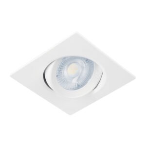 EMP-106L.jpg Luminario de LED 5 W empotrar cuadrado blanco spot dirigible 46947