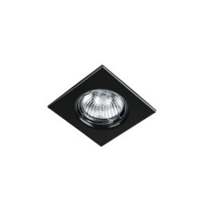 EMP-111S.jpg Luminario cuadrado negro spot fijo lámpara no incluida 45567