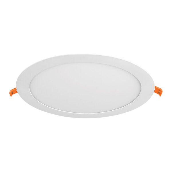 Luminario ultra delgado LED 18 W empotrar redondo luz cálida 47411