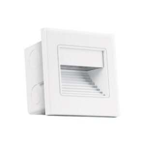 Luminario LED empotrable de cortesía 1 W luz cálida blanco 49498