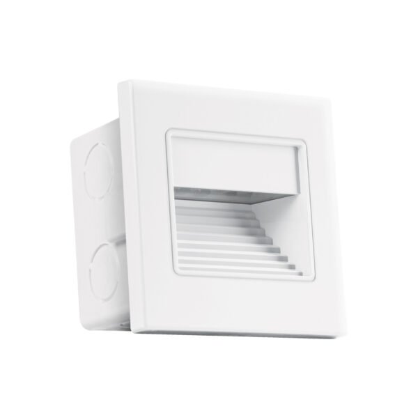 Luminario LED empotrable de cortesía 1 W luz cálida blanco 49498