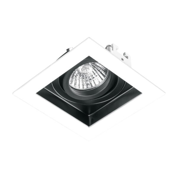Luminario empotrable con 1 spot dirigible blanco VOLTECK 49544