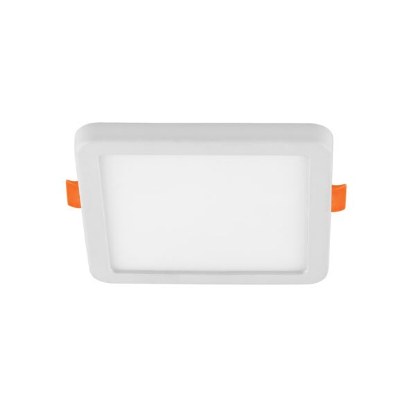 Luminario LED empotrable ajustable 6 W cuadrado luz de día 45669