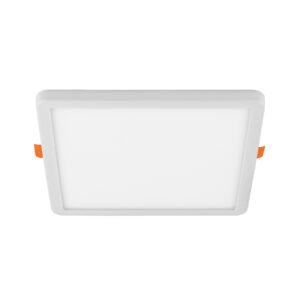 Luminario LED empotrable ajustable 15 W cuadrado luz de día 45671