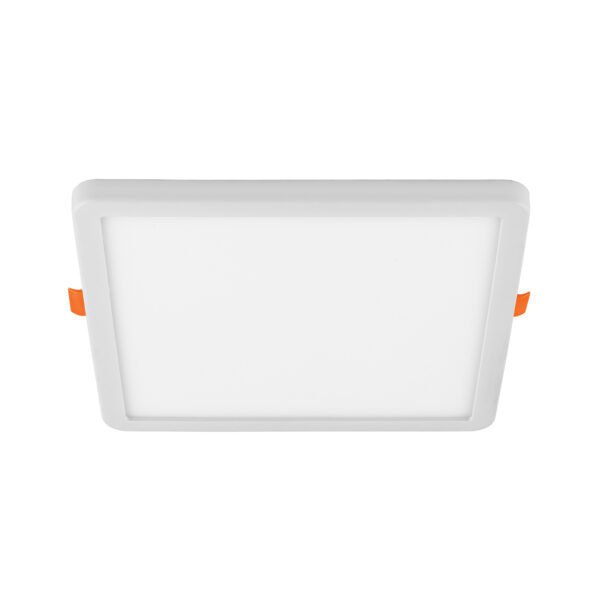 Luminario LED empotrable ajustable 15 W cuadrado luz de día 45671