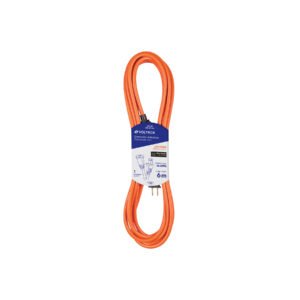 Extensión eléctrica uso rudo 6m 2x16 AWG para 1 clavija 40189