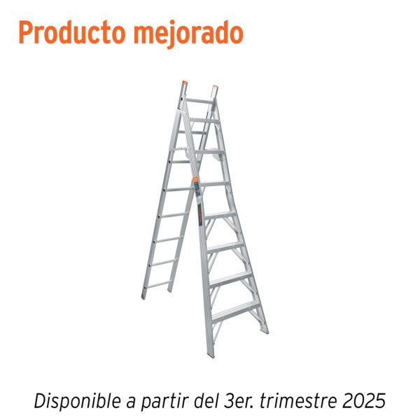 Escalera convertible tipo ll 15 escalones TRUPER 16747