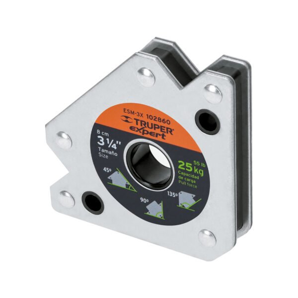 Escuadra magnÃ©tica 3-1/4 para soldar capacidad 25 kg 102860