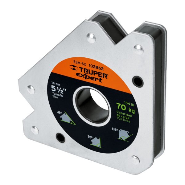 Escuadra magnÃ©tica 5-1/2 para soldar capacidad 70 kg 102862