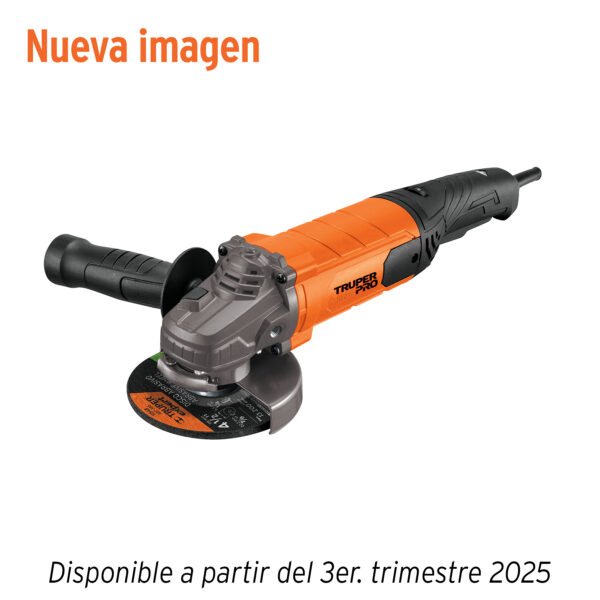 Esmeriladora angular 4-1/2 1100W TRUPER PRO 100902