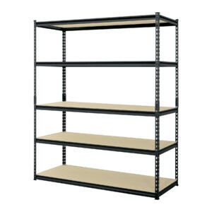 ESME-603.jpg Estante metálico 5 repisas MDP cap. 60 Kg 183x61x152 PRETUL 29938