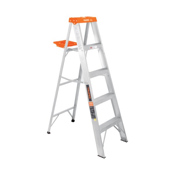 Escalera de tijera tipo ll 4 peldaños y bandeja Truper 10264