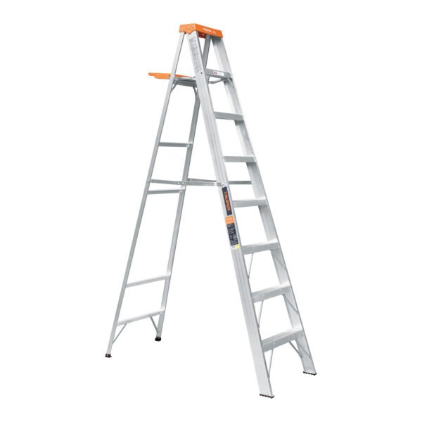 Escalera de tijera tipo II 7 peldaños y bandeja Truper 10337