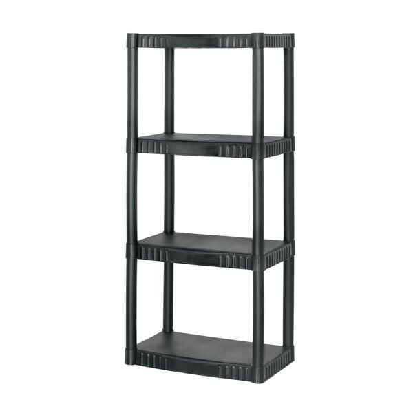 Estante plástico 4 repisas cap. 27 Kg 123x36x56 PRETUL 25075