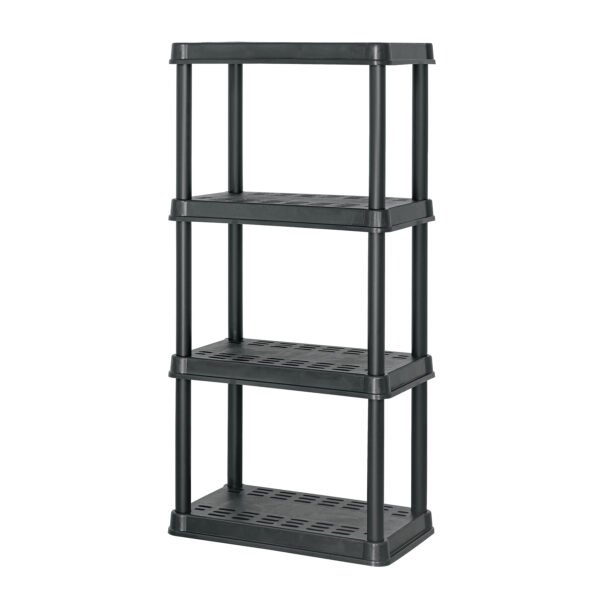 Estante plástico 4 repisas cap. 45 Kg 125x38x61 PRETUL 20682