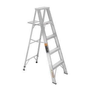 Escalera de tijera 100% aluminio tipo ll 4 peldaños Truper 10445