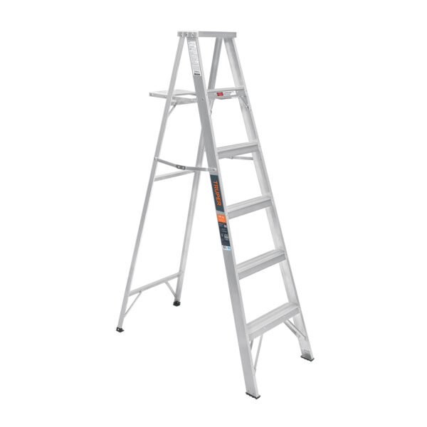 Escalera de tijera 100% aluminio tipo ll 5 peldaños Truper 10450