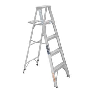 Escalera de tijera 100% aluminio tipo lll 4 peldaños Truper 10438