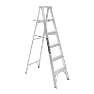Escalera de tijera 100% aluminio tipo lll 5 peldaños Truper 10439