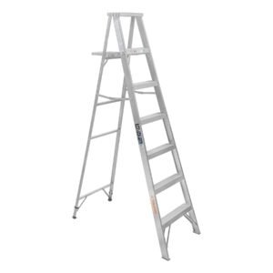 Escalera de tijera 100% aluminio tipo lll 6 peldaños Truper 10442