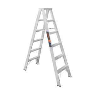 Escalera de tijera doble tipo ll 5 escalones Truper 10496