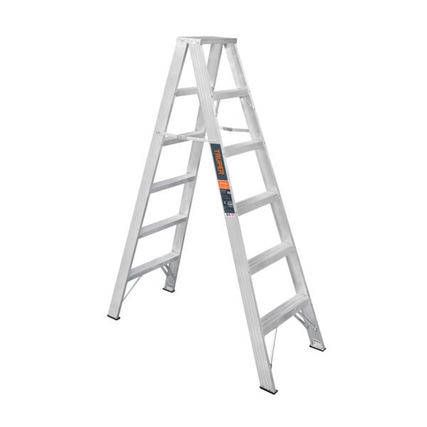 Escalera de tijera doble tipo ll 5 escalones Truper 10496