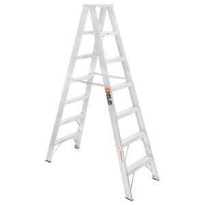Escalera de tijera doble tipo ll 6 escalones Truper 10497