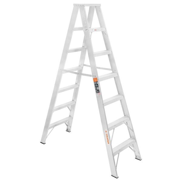 Escalera de tijera doble tipo ll 6 escalones Truper 10497