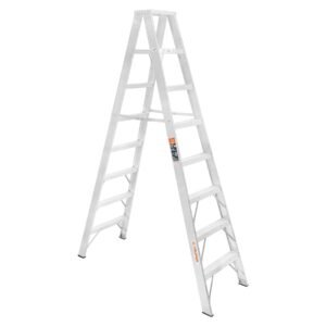 Escalera de tijera doble tipo ll 7 escalones Truper 10498