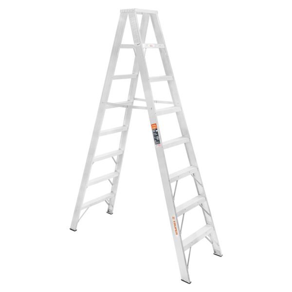 Escalera de tijera doble tipo ll 7 escalones Truper 10498