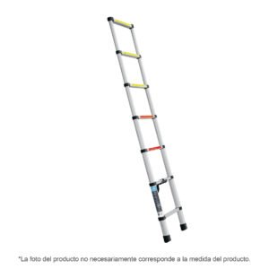Escalera telescópica13 peldaños tipo II capacidad 102kg 101904