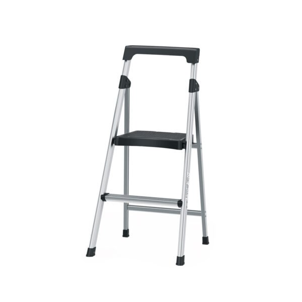 Escalera tubular plegable 2 peldaños aluminio Truper 16763