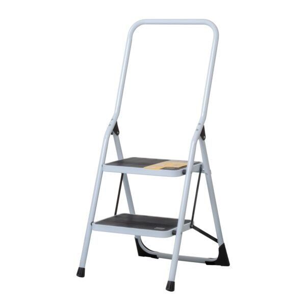 Escalera tubular plegable 2 peldaños con barandal Pretul 24119