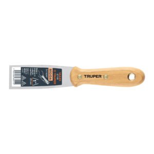 Espátula rígida 1 con mango de madera Truper 14440