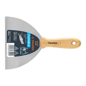 Espátula flexible 6 con mango de madera Truper 14452