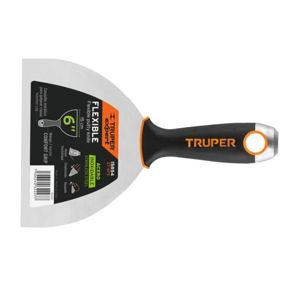 EspÃ¡tula flexible 6 acero inox mangoÂ Comfort Grip Expert 15854