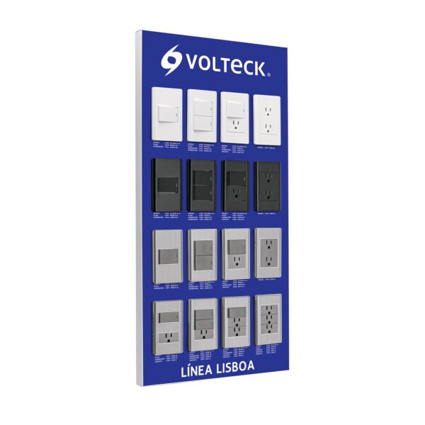 Exhibidor línea Lisboa Volteck 56019