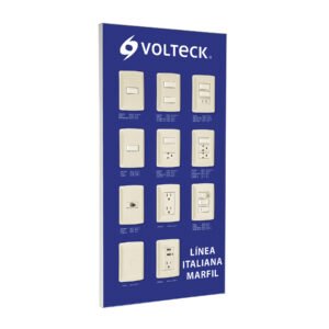 Exhibidor línea italiana Volteck 51586