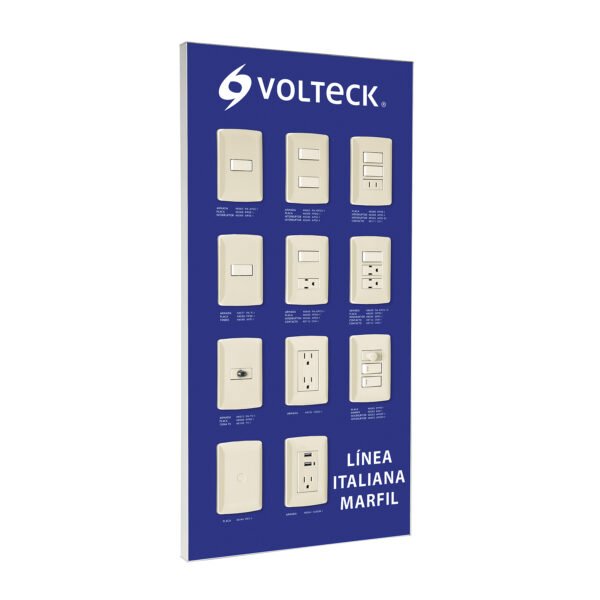 Exhibidor línea italiana Volteck 51586