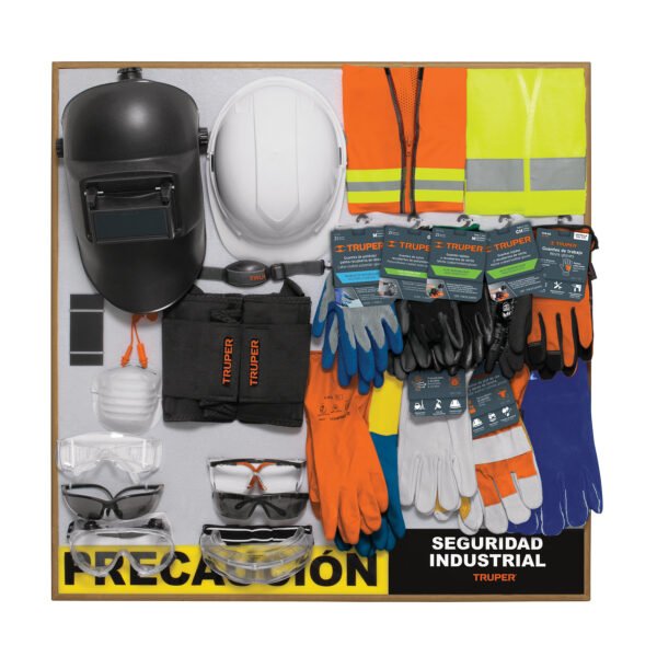Exhibidor de Seguridad industrial 80x80 cm 1 tablero 55913