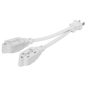 EXDO-6.jpg Mini extensión eléctrica doméstica dual 10 cm blanca 46353