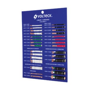 Exhibidor Volteck de cables y cordones 55886