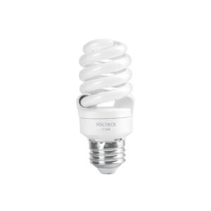 Lámpara espiral mini T2 11 W luz de día en blíster Volteck 48502