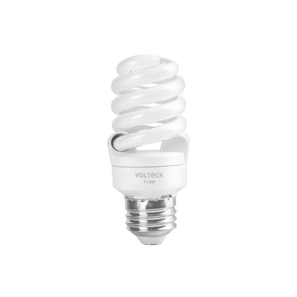 Lámpara espiral mini T2 11 W luz de día en blíster Volteck 48502