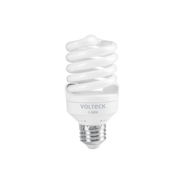Lámpara espiral mini T2 20 W luz de día en blíster Volteck 48206