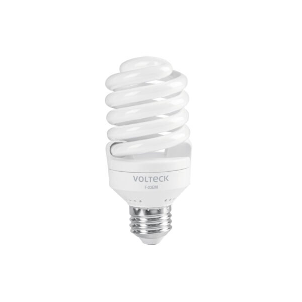 Lámpara espiral mini T2 23 W luz de día en blíster Volteck 46838