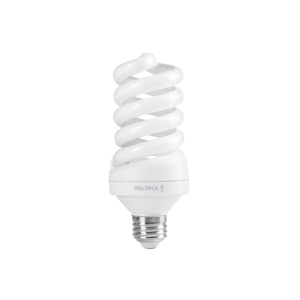Lámpara espiral T4 24 W luz de día en blíster Volteck 48215