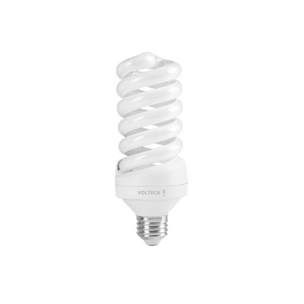 Lámpara espiral T4 28 W luz de día en blíster Volteck 46827