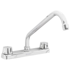 Mezcladora 8 fregadero cromo cuello largocompresiónBASIC 49858