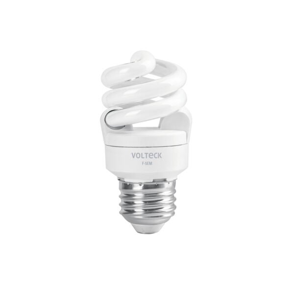 Lámpara espiral mini T2 5 W luz de día en blíster Volteck 48200